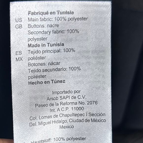 Sandro dress US 8 EU 40 Coreen Embellished black pleated work cocktail‎ modern - Picture 11 of 13